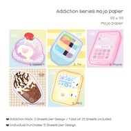 Addiction mojo paper sticker | Korean cute Sticker | Dakku Sticker | Diary | Daily Diary