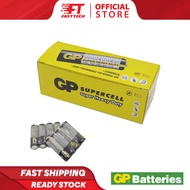 GP 15PL AA Supercell Super Heavy Duty Battery, R6P & Zero Mercury (40 Pcs/Box)