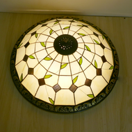 Advance Sale！DRAMA Tiffany Lamp Ceiling Lamp Vintage Turkish Light Coloured Glass Lighting Corridor 