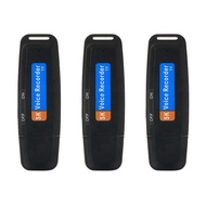 3X U-Disk Digital Audio Voice Recorder Pen USB Flash Drive Up to 32GB Micro-TF