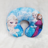 Frozen Snow Print Neck Pillow Lehee Elsa Anna Fro Pillow