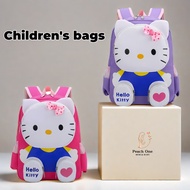 Kitty Children's School Bag Hello Kitty Spiderman Backpacks High Quality Lightweight for Girl Boy Gift