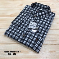 Big SIZE Jumbo Flannel Shirts / Jumbo OVERSIZE 5XL - 6XL - 7XL Flannel Shirts