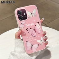 MHKETH Case For OPPO A3 4G A3 5G A3x 4G A3x 5G A40 4G A60 5G New Butterfly Pattern Touch Silicone Ph