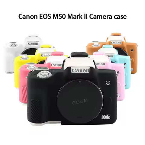 FOR M50 Soft Silicone Camera case Armor Skin Protector case Canon EOS M50 Mark II EOS M 50 II Camera