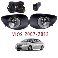 VIOS ไฟตัดหมอก ไฟสปอร์ตไลท์  ไฟตัดหมอก วีออส โคมไฟหมอกไฟหน้ากันชนด้านหน้าfor TOYOTA VIOS 2007-2013(พ