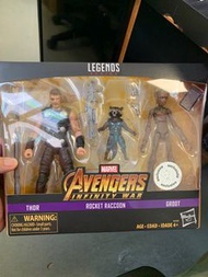 Marvel Legends Infinity War Thor & Rocket Raccoon & Groot