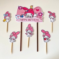 My MELODY TOPPER/MY MELODY CAKE TOPPER/MY MELODY CAKE TOPPER/MY MELODY Birthday CAKE Decoration