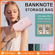 A6 Money Saving Binder Budget Organizer|Reusable PU Cash Storage Book|Money Saving Ipon Challenge
