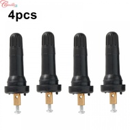 【CAMILLES】Black Plastic TPMS Tire Pressure Sensor Valve Stem Set for Honda Rancher Foreman【Mensfashi