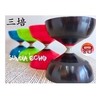 【Sundia 三铃】New Echo Diabolo 椰果铃二代（雪花铃）- 3-Bearing Axle 三培铃 三铃 扯铃 空竹 校园款 school Malaysia Ready Stock 