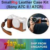 SmallRig Leather Case Kit For Sony A7C II / A7CR Camera (Brown 5015)