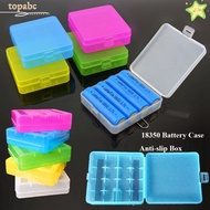 GORROS Battery , Coloful 4 AA AA 18650 Battery Box,  Anti-slip Plastic Battery Holder Storage 18350 