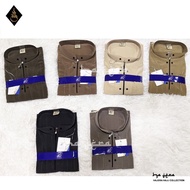 💯  Kurta Ikaf Lelaki | Kurta Lelaki Lengan panjang |Kurta JALUR Kurta Lelaki Dewasa Labuh Lutut Lehe