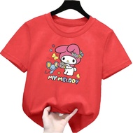baju kaos anak perempuan my melody Tshirt kids my melody 1-12tahun k.076