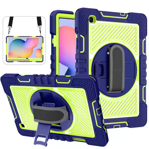 For Samsung Galaxy Tab S6 Lite 10.4 2024 P620 P625 SM-P610 SM-P615 P613 P619 Case Kids Hand Shoulder