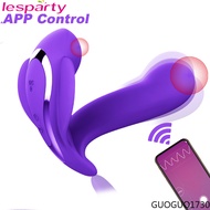GUOWear Dildo Butterfly Vibrator Sex Toys for Couple Long Distance App Wireless Remote Control Vibrator for Women Vibrat