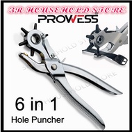 Multifunction Belt Hole Punch Professional Belt Leather Hole Puncher Hand Machine Tool Punch Six Siz