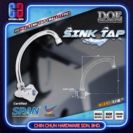 DOE DE116A SINK TAP (WALL TYPE) | Water Tap | Stopcock | Bib Tap | Chin Chun Hardware