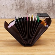 Vertical Leather Credit Card Holder Wallet Credit Card Wallet