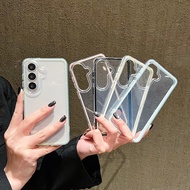 Luxury Candy Color Frame Clear Back Phone Case For Redmi 14C 14R A4 A3 Pro 13C 13R K60 K70 K80 Pro T