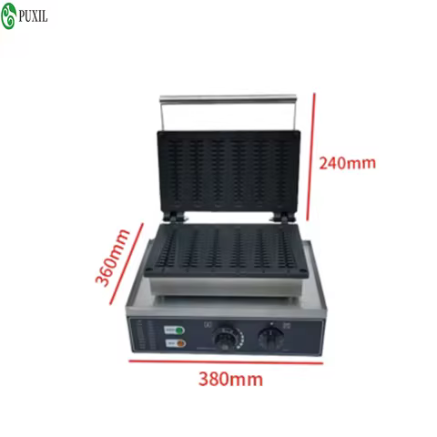 Commercial 6-piece pine tree shaped waffle maker, electric stick waffle maker, Christmas tree waffle