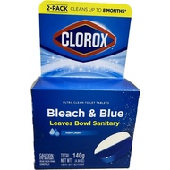 Clorox Automatic Toilet Bowl Bleach &amp; Blue 2's, 140g