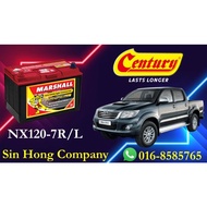 MARSHALL BATTERY NX120-7R/L MF (CENTURY COMPANY)