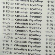 School Book Name label Sticker 64pcs-100pcs (Budget!)