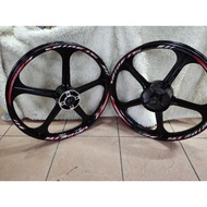 suzuki smash revo smash pro smash 110 shogun 125 sport rim 5 leg front disc/rear drum 140/160x17