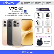 vivo V70 5G 50MP ZEISS Super Telephoto Camera AI Stage Mode 4K 60 fps Video 6500mAh 90WFlashCharge e