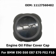 Car Engine Oil Filler Cap Filler Cover Black for BMW E90 E60 X1 E87 X3 X5 E70 X6 F02 F10 318i 111275