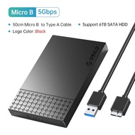 กล่องใส่ฮาร์ดดิสก์ ORICO 2.5 "HDD เคส SATA3.0กับ USB3.1ประเภท-C SDD กล่อง HDD HD กล่อง HDD พลาสติกแคดดี้เอ็กซ์เทอร์นัลฮาร์ดดิสก์