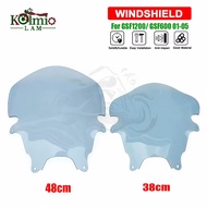 48CM / 38CM Fit For 2001 - 2005 SUZUKI Bandit GSF1200 GSF600 Motorcycle Windshield Windscreen GSF120
