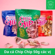 [HSD T7 / 23] Crispy Fish Skin Chip CP Chip 50g Traditional Flavors / Seaweed / Salted Egg
