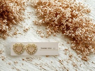 心之遙想 ‧ 粉水晶‧ 晶石淡水珠耳環