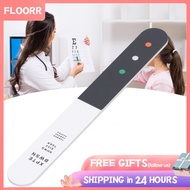 floorr Vision Tester with Fixation Rod  Cartoon Pattern Optometry Test Card Bright Color for Childre