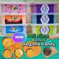 CANDY SLIME || SLIME TOFU || BONUS 1 PCS DALGONA CANDY || SLIME