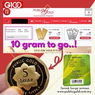 Public Gold GAP Account + 0.3++g EMAS 999.9(Gold Bar) + FREE GUIDE + e-BOOK - [Authorised Dealer PUB