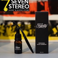 CODE F4O9 Fidelity Stylus Cleaning Set Brush Fluid Stylus Cleaner Turntable Vinyl