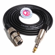 kabel jack akai trs 6.5mm stereo to jack canon 3pin xlr female 2meter