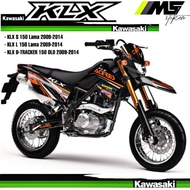 Old KLX 150 Fullbody Variation Striping Sticker Decal 2009-2014 - Old KLX L Decal - Old KLX S Decal 