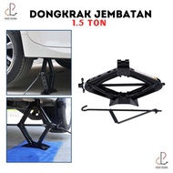 Latest 1.5 Ton Manual Car Bridge Jack Car Scissors Jack 1 Ton Setenga