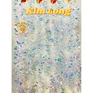White mother-of-pearl tinsel, Christmas tree decoration accessories Product HCM HCM HCM