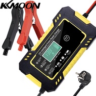 KKmoon Car Bat-Tery Charger12V 6A Smart Automatic Bat-Tery Charger Maintainer With LCD Display Pulse