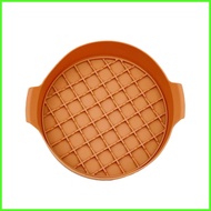 Air Fryer Silicone Baking Tray Non-stick Air Fryer Tray Air Fryer Basket Liner Washable Air Fryer Si