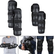 4pcs Motorcycle Knee &amp; Elbow Protective Pads Motocross Skating Knee Protectors Riding Protective Gears Pads Protection Equipment Knee Shin Protection