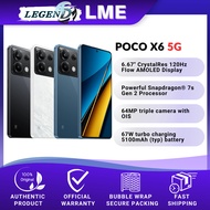 Poco X6 5G (8GB+256GB | 12GBGB+256GB/512GB) Original Smartphone Xiaomi Malaysia Warranty