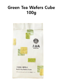 [OSULLOC] Korea Jeju Green Tea Premium Wafers Cube / Waffle Snack Biscuit / Green Tea Langue De chat  / Signature Biscuit