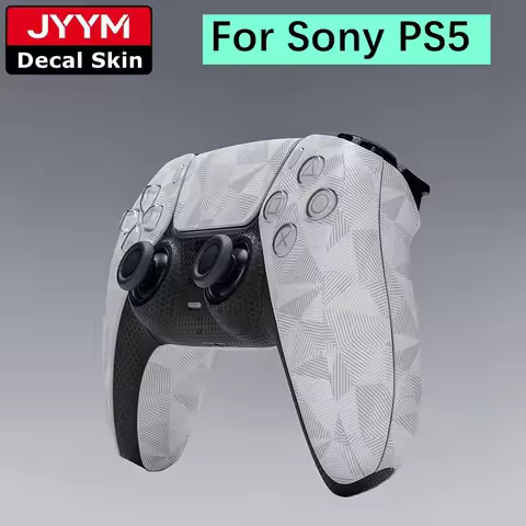 Customized Sticker For Sony PS5 DualSense Decal Skin Gamepad Vinyl Wrap Film Protective Coat PlaySta